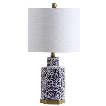 Diana 23.5" Ginger Jar Ceramic/Metal LED Table Lamp - JONATHAN Y